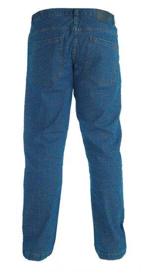 Duke Bailey Relaxed Comfort Fit Stretch Jeans With Elasticated Waist Stonewash - Džíny & kalhoty - Džíny a Kalhoty - W40-W70