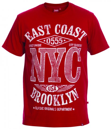 D555 Riga Tee + Shirt - Košile - Košile 2XL-10XL