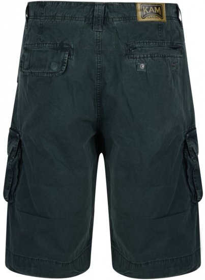 Kam Jeans 386 Cargo Shorts Grey - Šortky - Šortky Nadměrné Velikosti W40-W60