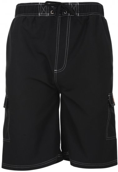 Kam Jeans 382 Swimshorts Black - Spodní prádlo - Spodní Prádlo Nadměrné Velikosti 2XL-8XL