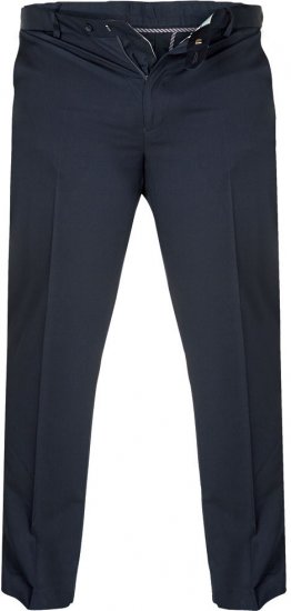D555 Bruno Stretch Chino pants with Extenda Waist Indigo Blue - Džíny & Kalhoty - Džíny a Kalhoty - W40-W70