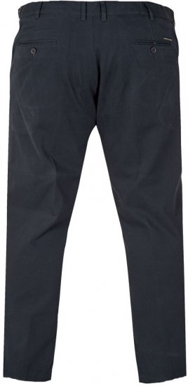 D555 Bruno Stretch Chino pants with Extenda Waist Indigo Blue - Džíny & kalhoty - Džíny a Kalhoty - W40-W70