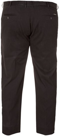 D555 Bruno Stretch Chino pants with Extenda Waist Black - Džíny & kalhoty - Džíny a Kalhoty - W40-W70