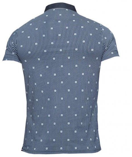 Mish Mash Mirage Navy - Polokošile - Polokošile 2XL-8XL - Trička s límečkem 2XL-8XL