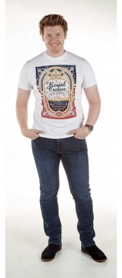 D555 Roderick White T-shirt - Trička - Trička nadměrné velikosti - 2XL-14XL