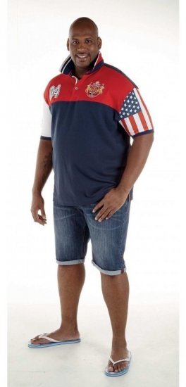 D555 Conway Royal Racing Polo - Polokošile - Polokošile 2XL-8XL - Trička s límečkem 2XL-8XL