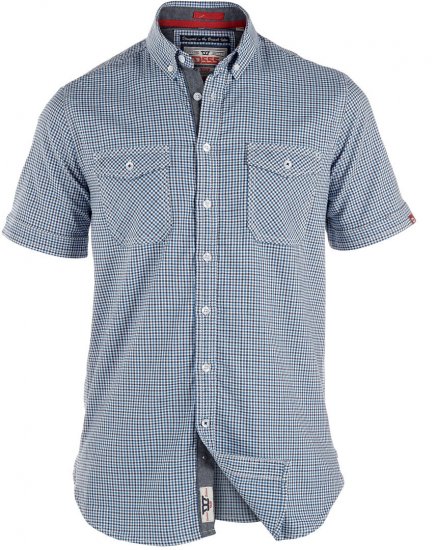 D555 Jed Short Sleeve Shirt - Košile - Košile 2XL-10XL