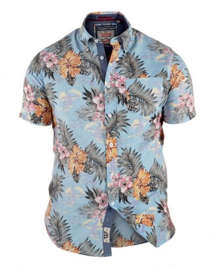 D555 Honolulu Short Sleeve Shirt - Košile - Košile 2XL-10XL