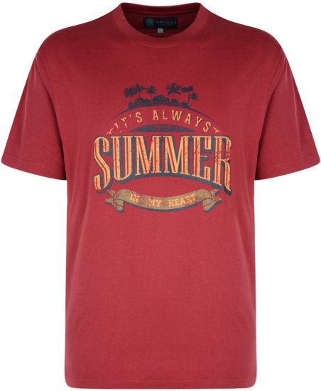 Kam Jeans Summer Beach 2-pack T-shirt - Trička - Trička nadměrné velikosti - 2XL-14XL