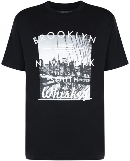 Kam Jeans Brooklyn T-shirt - Trička - Trička nadměrné velikosti - 2XL-14XL