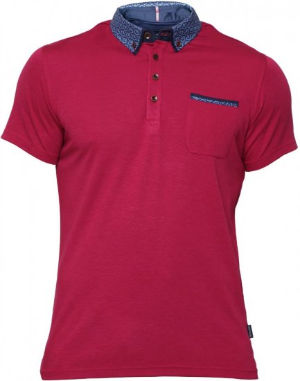 Mish Mash Thornhill Polo Raspberry - Polokošile - Polokošile 2XL-8XL - Trička s límečkem 2XL-8XL