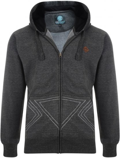 Kam Jeans Eagle Print Hoody - Mikiny & mikiny s kapucí - Mikiny & Mikiny s kapucí 2XL-12XL