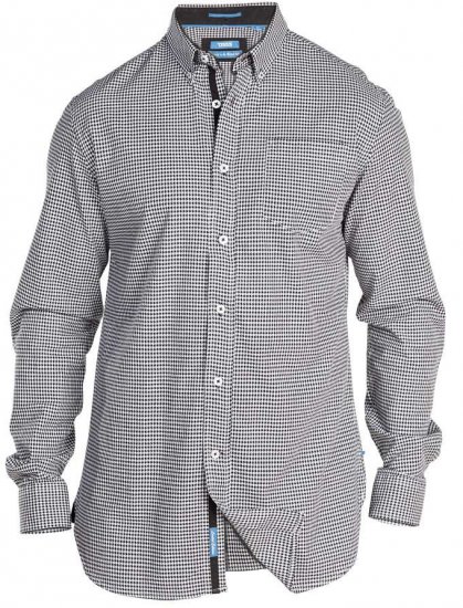 D555 Garret Shirt With Contrast Details - Košile - Košile 2XL-10XL