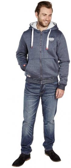 D555 Halbert Fur Lined Hood Full Zipper - Mikiny & mikiny s kapucí - Mikiny & Mikiny s kapucí 2XL-12XL