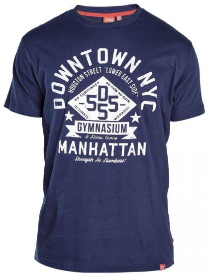 D555 TRUMAN Long Sleeve Shirt & T-shirt Combo - Košile - Košile 2XL-10XL