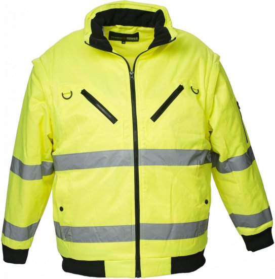 Marc & Mark Hi-Vis Jacket/vest Yellow - Pracovní Oděvy - Pracovní Oděvy 3XL-6XL