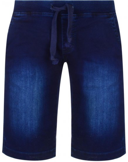 Kam Jeans Knitted Denim Shorts - Šortky - Šortky Nadměrné Velikosti W40-W60