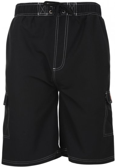 Motley Denim Swim Shorts Black - Spodní Prádlo - Spodní Prádlo Nadměrné Velikosti 2XL-8XL