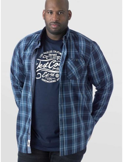 D555 Smith Shirt & T-shirt Combo - Košile - Košile 2XL-10XL