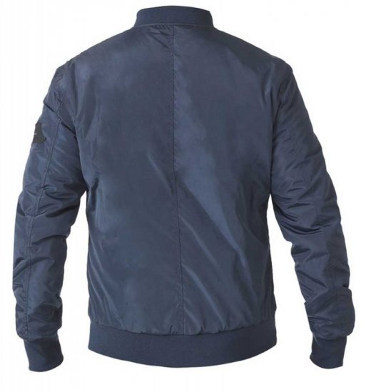 D555 Pedro Bomber Jacket Navy - Bundy - Bundy Nadměrné Velikosti - 2XL-8XL