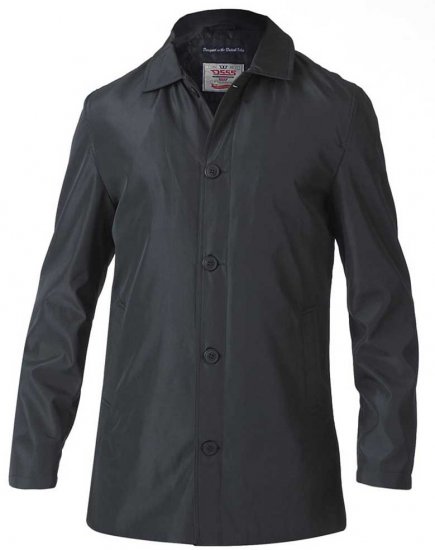 D555 Hampton Raincoat Black - Bundy - Bundy Nadměrné Velikosti - 2XL-8XL