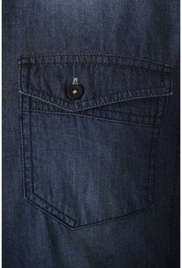 D555 Tobias LS Vintage Denim Shirt - Košile - Košile 2XL-10XL