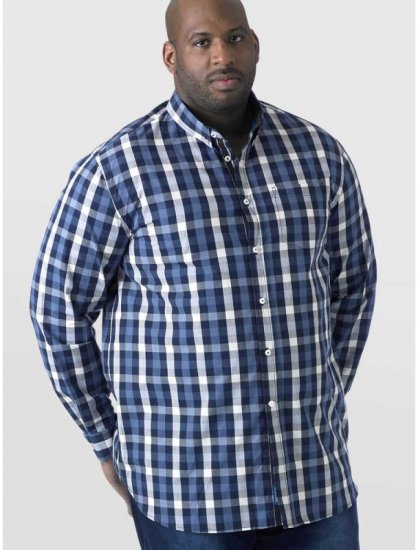 D555 Webber LS Shirt - Košile - Košile 2XL-10XL