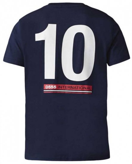 D555 Leon T-shirt Navy - Trička - Trička nadměrné velikosti - 2XL-14XL