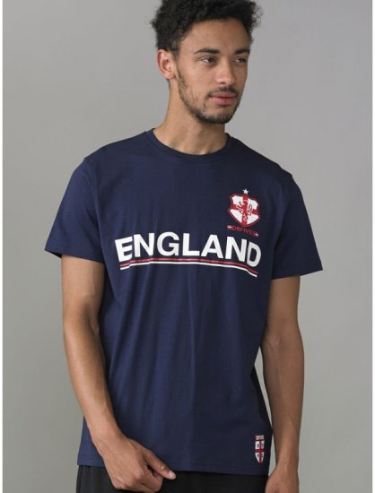 D555 Leon T-shirt Navy - Trička - Trička nadměrné velikosti - 2XL-14XL