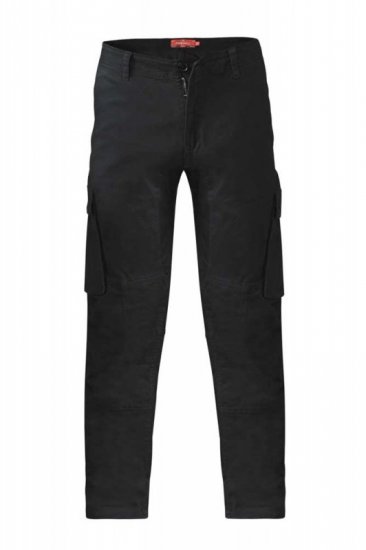 D555 Nelson Stretch Tapered Cargo Pants Black - Džíny & kalhoty - Džíny a Kalhoty - W40-W70
