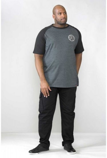 D555 Nelson Stretch Tapered Cargo Pants Black - Džíny & kalhoty - Džíny a Kalhoty - W40-W70