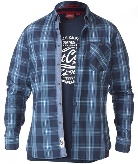 D555 Smith Shirt & T-shirt Combo - Košile - Košile 2XL-10XL
