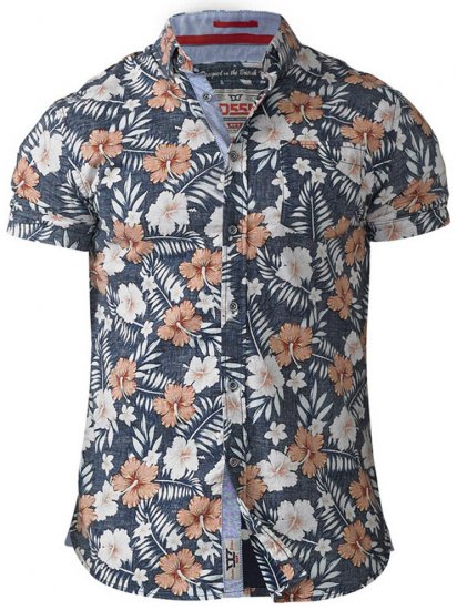 D555 Huxley Hawaii Shirt - Košile - Košile 2XL-10XL
