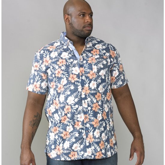 D555 Huxley Hawaii Shirt - Košile - Košile 2XL-10XL