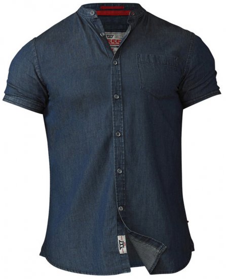 D555 Astra Short Sleeve Denim Shirt - Košile - Košile 2XL-10XL