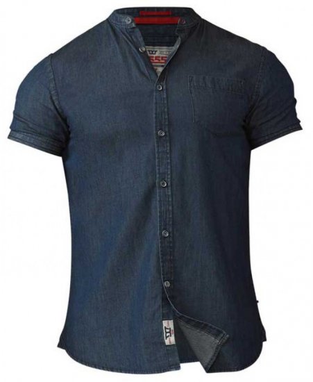 D555 Astra Short Sleeve Denim Shirt - Košile - Košile 2XL-10XL