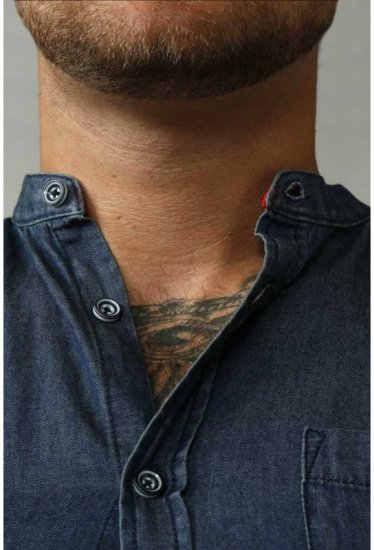 D555 Astra Short Sleeve Denim Shirt - Košile - Košile 2XL-10XL