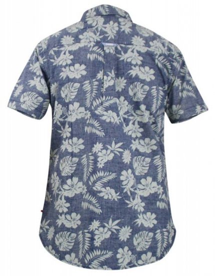 D555 Oswald Short Sleeve Hawaii Shirt - Košile - Košile 2XL-10XL