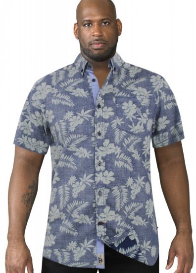 D555 Oswald Short Sleeve Hawaii Shirt - Košile - Košile 2XL-10XL