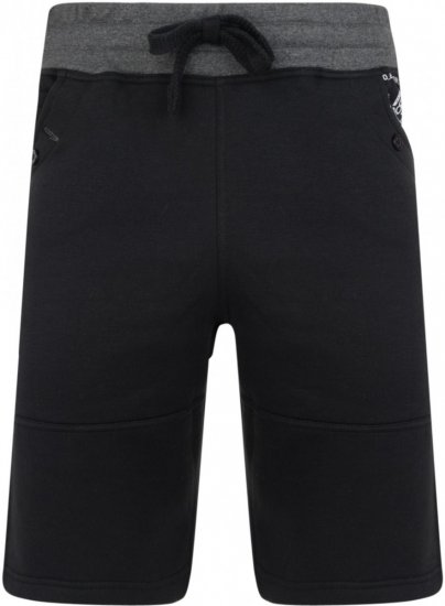 Kam Jeans 316 Jogger Shorts Black - Tepláky & kraťasy - Tepláky a Teplákové Kraťasy 2XL-12XL
