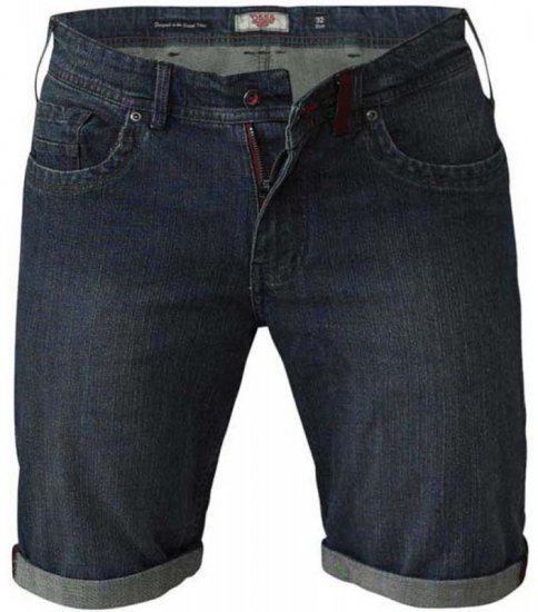 D555 Arix Denim Stretch Shorts - Šortky - Šortky Nadměrné Velikosti W40-W60
