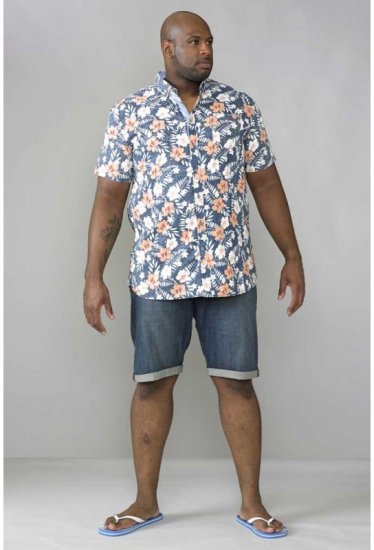D555 Arix Denim Stretch Shorts - Šortky - Šortky Nadměrné Velikosti W40-W60