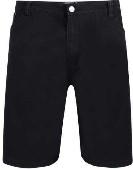 Kam Jeans Alba2 Shorts Black - Šortky - Šortky Nadměrné Velikosti W40-W60