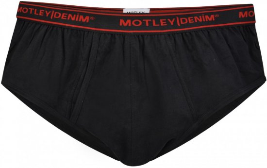 Motley Denim Briefs Black 2-pack - Spodní prádlo - Spodní Prádlo Nadměrné Velikosti 2XL-8XL