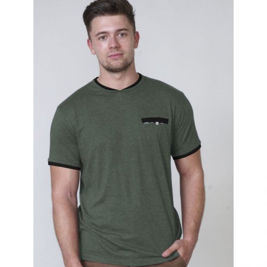 D555 Nelly T-shirt Khaki - Trička - Trička nadměrné velikosti - 2XL-14XL