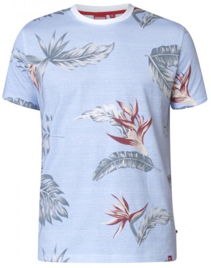 D555 Rufus T-shirt Blue - Trička - Trička nadměrné velikosti - 2XL-14XL