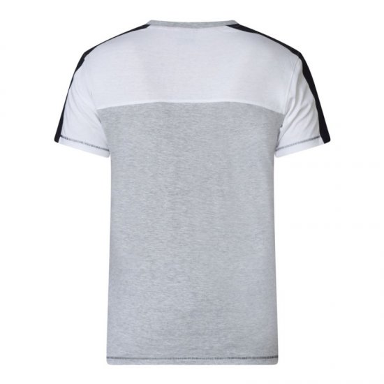 D555 Alvester T-shirt Grey - Trička - Trička nadměrné velikosti - 2XL-14XL