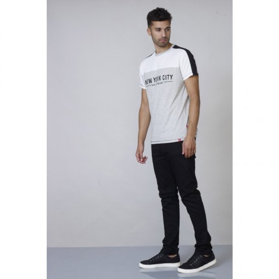 D555 Alvester T-shirt Grey - Trička - Trička nadměrné velikosti - 2XL-14XL