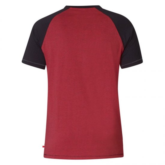 D555 Jarvis T-shirt Red - Trička - Trička nadměrné velikosti - 2XL-14XL