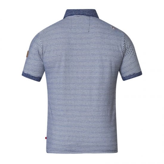 D555 Tyrone Polo Blue - Polokošile - Polokošile 2XL-8XL - Trička s límečkem 2XL-8XL